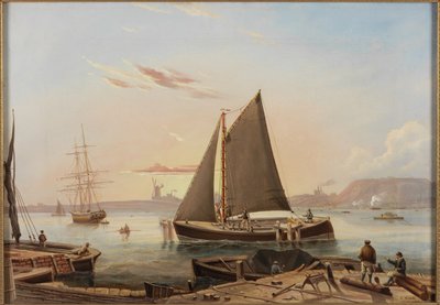 Tyne Wherry at the Mill Dam by John Scott